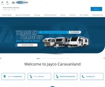 Caravanland.com.au(Jayco Caravanland) Screenshot