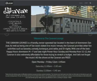 Caravanloungesanjose.com(The Caravan Lounge) Screenshot