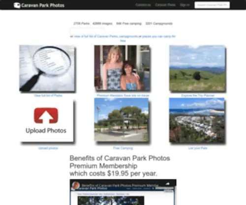 Caravanparkphotos.com.au(Australian Caravan Parks Photos and Reviews) Screenshot