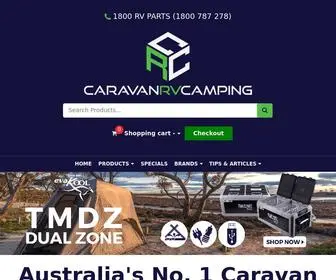 CaravanrvCamping.com.au(Caravan RV Accessories & Spare Parts Online Australia) Screenshot