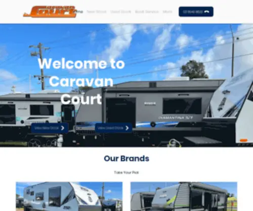 Caravans.com.au(Caravan Court) Screenshot