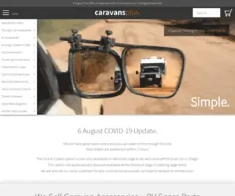 Caravansplus.com.au(Caravan Accessories & RV Parts Australia) Screenshot