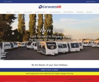 Caravansuk.co.uk(Used Touring Caravans for Sale) Screenshot