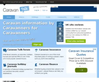 Caravantalk.org.uk(Caravan information by Caravanners for Caravanners) Screenshot