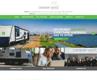 CaravanWorldpakenham.com.au(Caravan World Pakenham) Screenshot