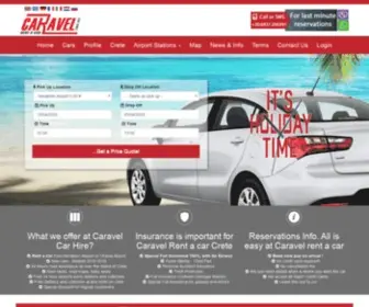 Caravel.gr(Economy car rental in Crete with Caravel) Screenshot