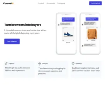 Caravelapp.com(Turn customer feedback into your biggest asset) Screenshot