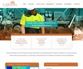 Caravelminerals.com.au(Caravel Minerals) Screenshot