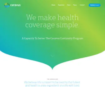 Caravus.com(Your Health Coverage Partner) Screenshot