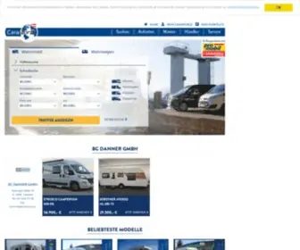 Caraworld.at(Finden Sie Wohnmobile und Wohnwagen neu und gebraucht bei) Screenshot