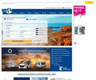 Caraworld.de(Finden Sie Wohnmobile und Wohnwagen neu und gebraucht bei) Screenshot