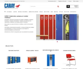 Caray-Collectivites.fr(Vestiaires et mobilier métallique pour les collectivités) Screenshot