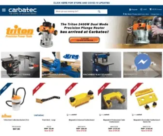 Carbatec.com.au(The Home of Woodworking) Screenshot