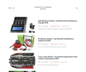 Carbatterychargerscentral.com(Car Battery Chargers Central) Screenshot