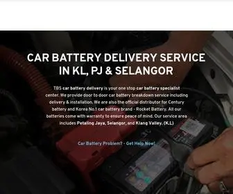 Carbatterydelivery.my(TBS car battery specialist) Screenshot