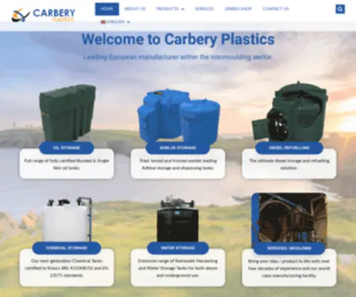 Carberyplastics.com(Liquid Storage Specialists) Screenshot