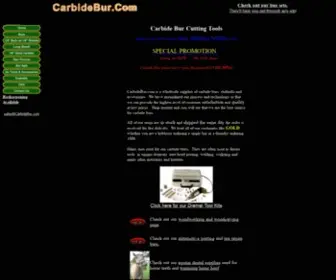 Carbidebur.com(Carbide Bur Die Grinder Bits and Cutting Tools Made in USA) Screenshot