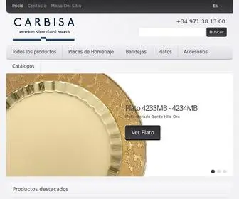 Carbisa.com(Placas Homenaje) Screenshot