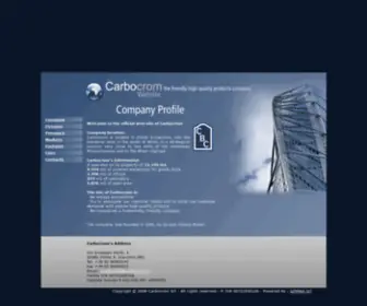 Carbocrom.it(Carbocrom Official Web Site) Screenshot