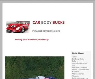 Carbodybucks.co.za(Car Body Bucks) Screenshot