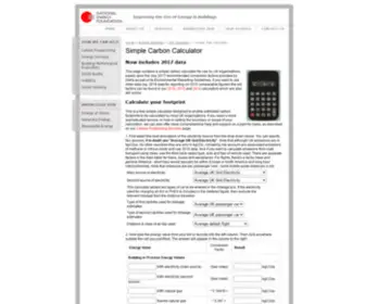 Carbon-Calculator.org.uk(Simple Carbon Calculator) Screenshot