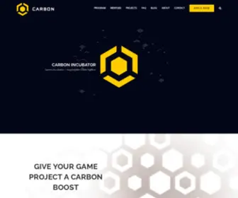 Carbon-Incubator.com(Carbon Incubator) Screenshot