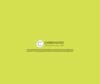 Carbonatedinc.com(Carbonated Interactive) Screenshot