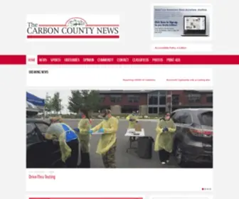 Carboncountynews.com(Carbon County News) Screenshot