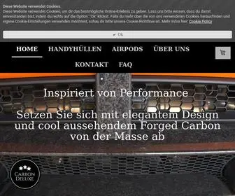 Carbondeluxe.de(Forged Carbon Handyhülle Carbon Deluxe) Screenshot