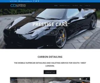 Carbondetailing.co.uk(Super Car Valet) Screenshot
