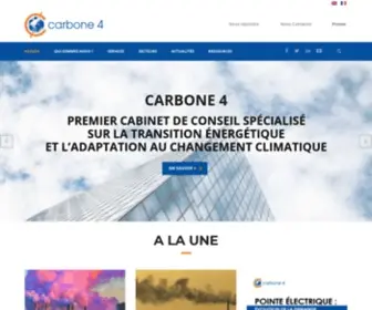 Carbone4.com(Carbone 4) Screenshot