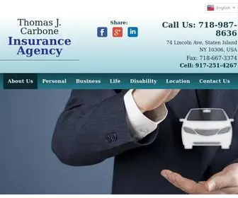 Carboneinsurance.com(Staten Island) Screenshot