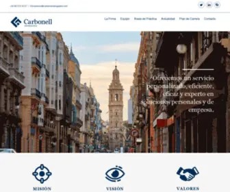 Carbonellabogados.com(Carbonell Abogados) Screenshot