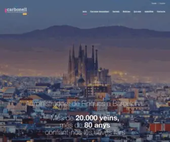 Carbonell.com(Mejor administrador fincas Barcelona) Screenshot