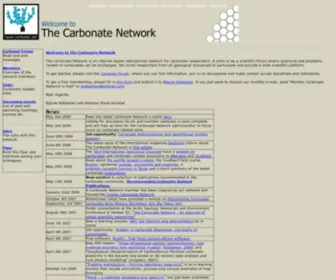 Carbonet.net(The Carbonate Network) Screenshot