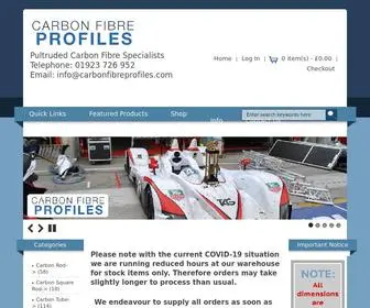 Carbonfibreprofiles.com(Carbon Fibre Profiles) Screenshot