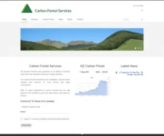 Carbonforestservices.co.nz(Carbon Forest Services) Screenshot