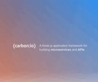 Carbon.io(Carbon) Screenshot