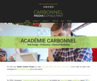 Carbonnel-Media.com(CARBONNEL MEDIA CONSULTANT) Screenshot