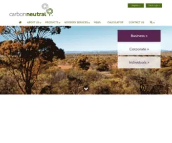 Carbonneutral.com.au(Carbon Neutral) Screenshot