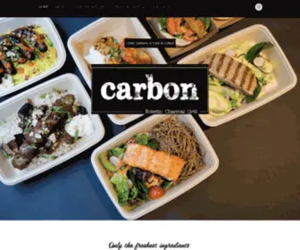 Carbonrestaurant.com(Charcoal Grill) Screenshot