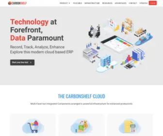 Carbonshelf.com(A cloud based Enterprise Resource Planning (ERP)) Screenshot