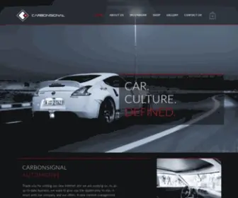 Carbonsignalauto.com(Bespoke Autoparts) Screenshot