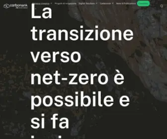Carbonsink.it(Strategie Climatiche Net) Screenshot