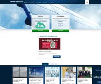 CarbonsolutionsGlobal.com(Carbon Solutions Ltd) Screenshot