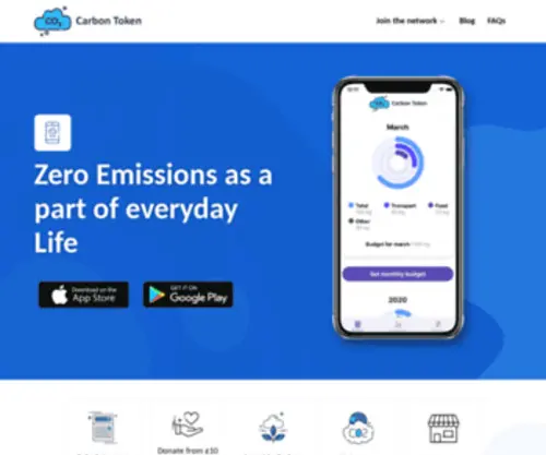 Carbontoken.tech(Join the Carbon Network) Screenshot