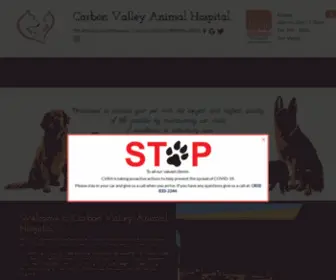 Carbonvalleyanimalhospital.com(Carbon Valley Animal Hospital) Screenshot