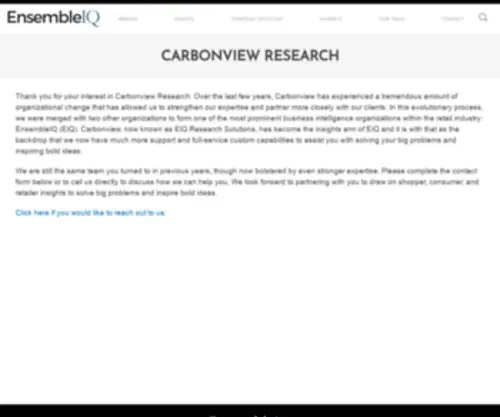 Carbonview.com(EnsembleIQ) Screenshot