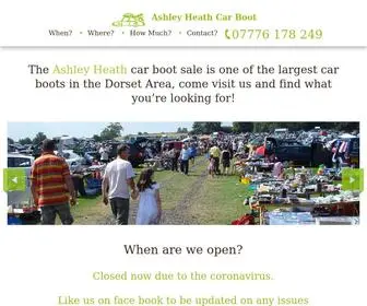 Carbootsale.uk.com(Ashley Heath Car Boot) Screenshot