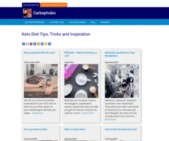 Carbophobic.com(Keto, LCHF and Atkins) Screenshot